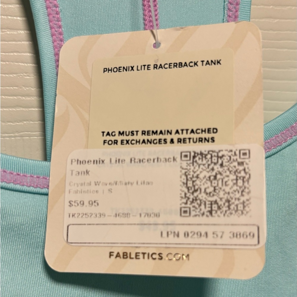 NWT Fabletics Phoenix Lite Racerback Tank - Picture 8 of 9